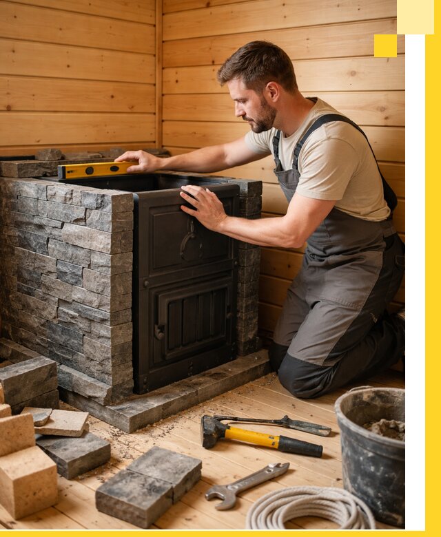 Производство и установка печей для саун под ключ в Батайске