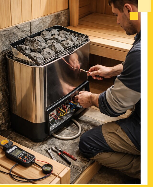 Продажа и установка электрокаменок для саун в Батайске