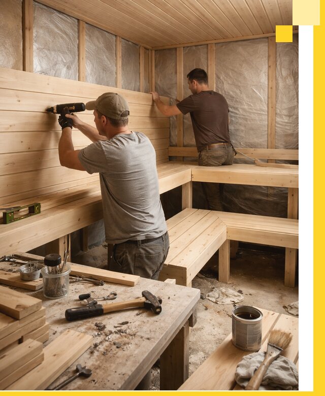 Профессиональная отделка бань и саун под ключ в Батайске