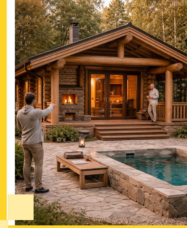 Проекты бань и хамам в Батайске от 25303 р. | ЭриданБтс