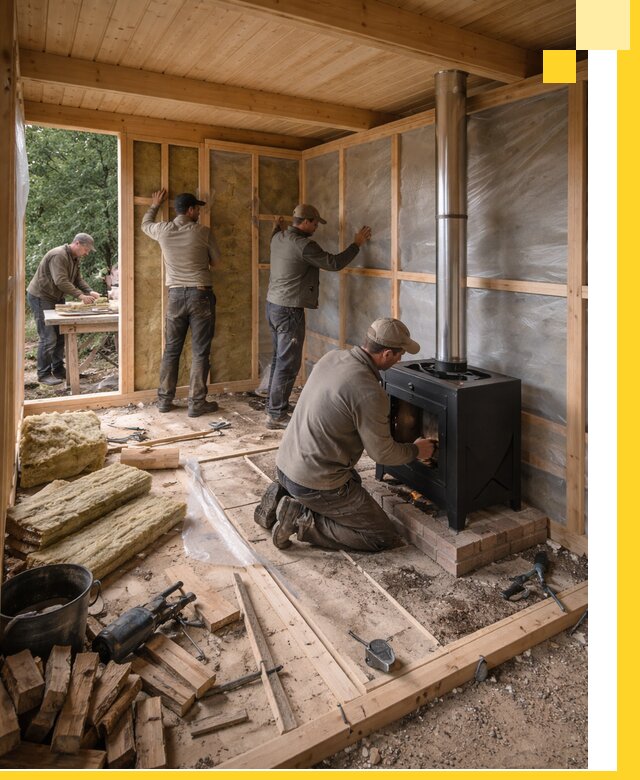 Профессиональный монтаж бань под ключ в Батайске для дома