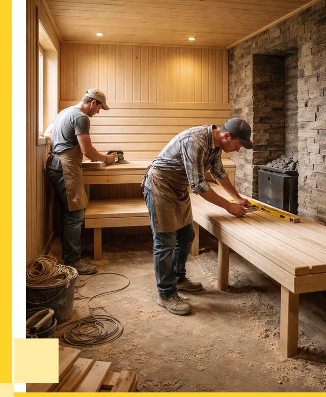 Отделка бани в Батайске: внутренняя отделка от 3036 р. | ЭриданБтс