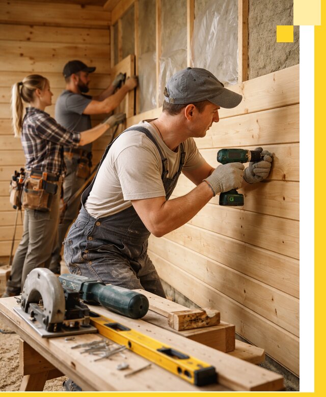 Обшивка бань под ключ в Батайске: отделка стен и потолков