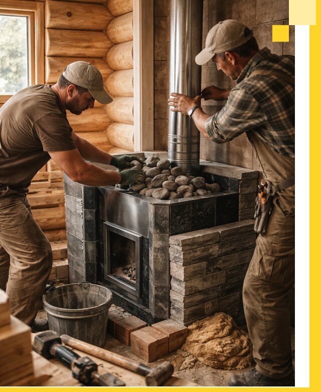 Строительство и отделка русских бань под ключ в Батайске