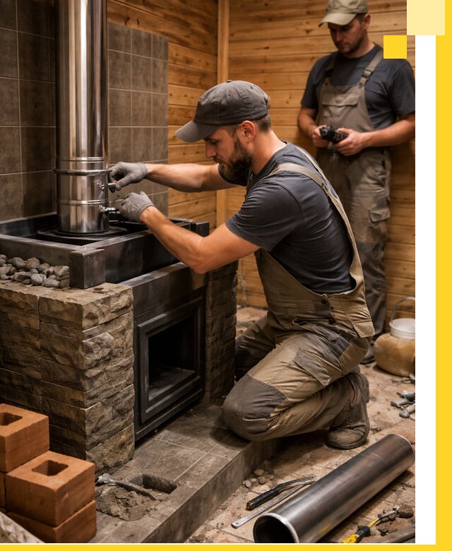 Изготовление и установка банных печей под ключ в Батайске