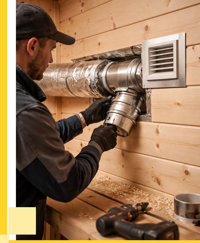 Монтаж вентиляции бани в Батайске от 12145 р. | ЭриданБтс