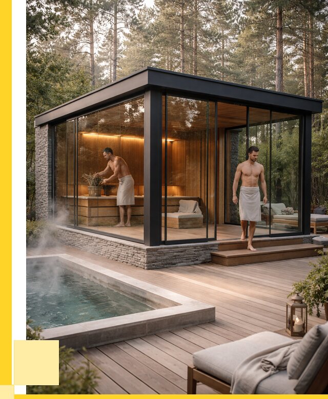 Стеклянные бани и двери в Батайске от 455445 р. | ЭриданБтс