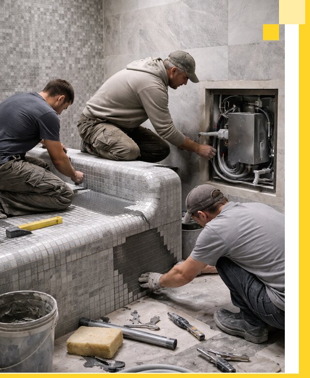 Проекты хамамов под ключ в Батайске и дизайн и строительство