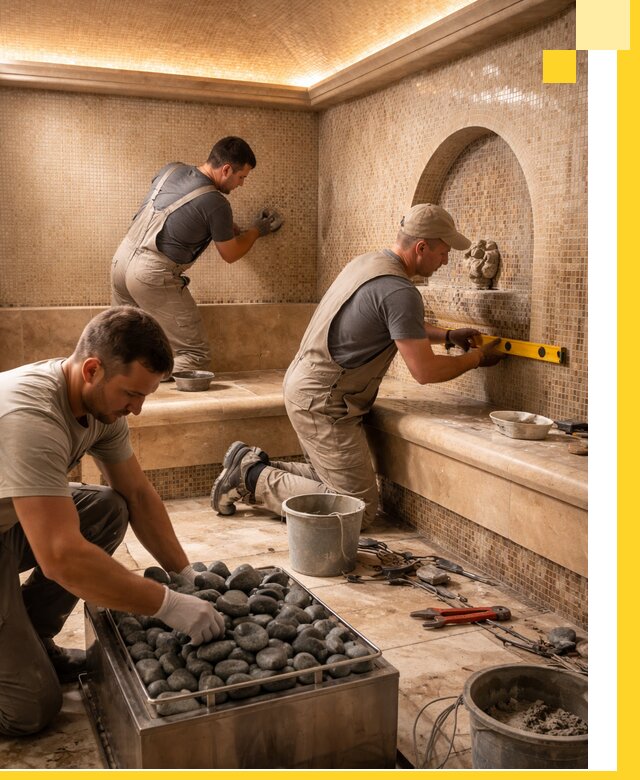 Проектирование и строительство хамама и сауны в Батайске