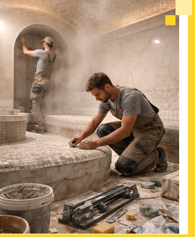 Профессиональный дизайн хамама и SPA под ключ в Батайске