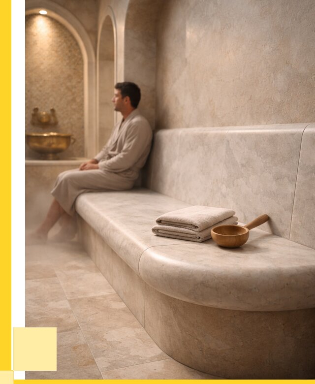 Сиденья для хамама в Батайске под ключ от 12145 р. | ЭриданБтс