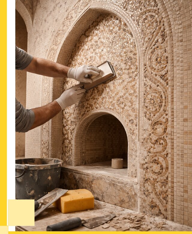 Мозаика для хамама в Батайске под ключ от 5061 р. | ЭриданБтс