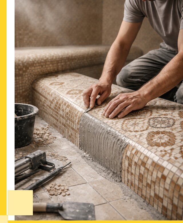 Плитка для хамама под ключ в Батайске от 3542 р. | ЭриданБтс