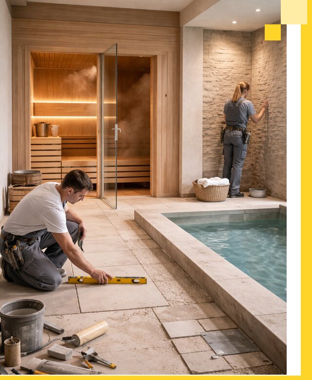 Комплексный дизайн и отделка интерьеров SPA под ключ в Батайске